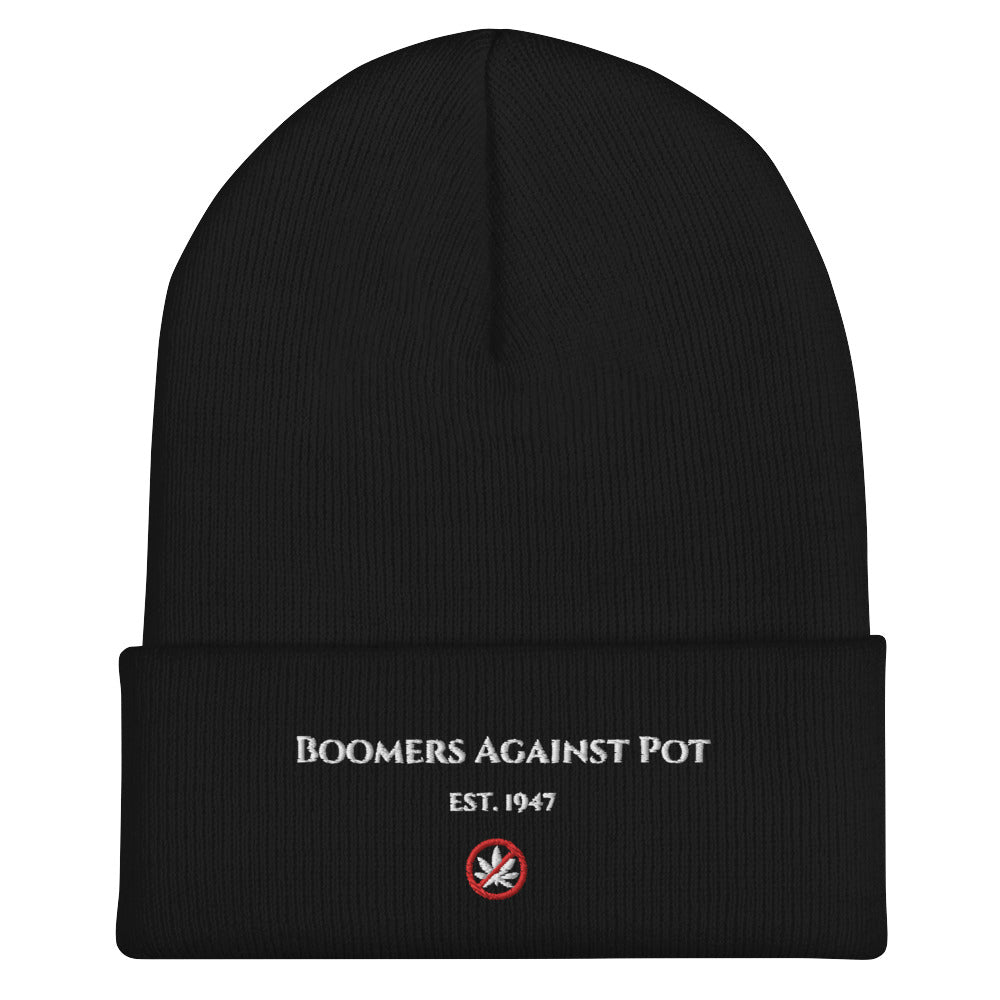 Boomers contra el gorro de marihuana